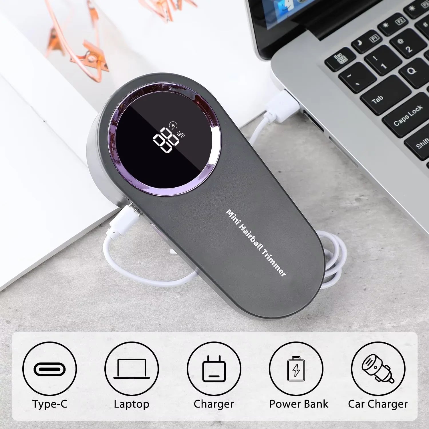 Rechargeable Fabric Shaver, Electric Lint Remover for Clothes, Lint Shaver for Clothing & Furniture, Sweater Shaver & Pill Remov