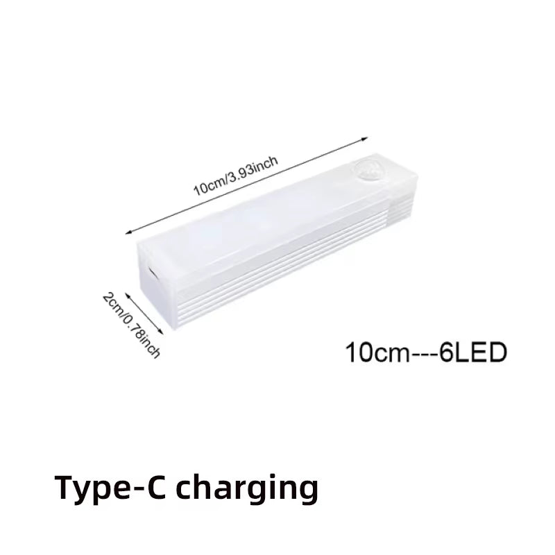 Rechargeable Wireless LED Motion Sensor Night Lights for Closet, Kitchen, Bedroom, Cabinet, and Stairs