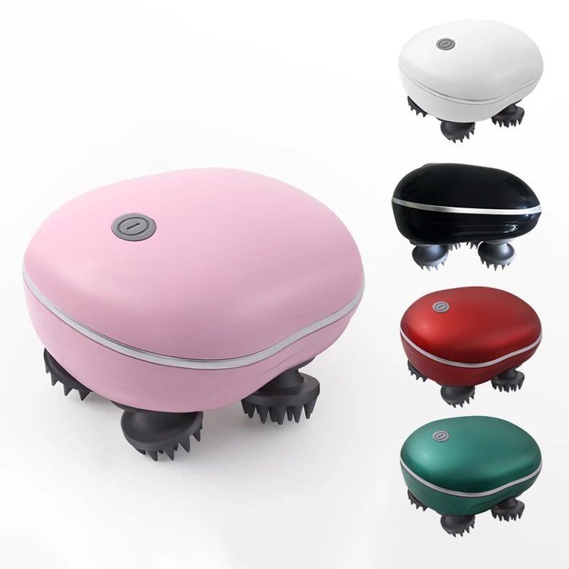 Rechargeable Electric Scalp Massager Brush - Handheld Hair Growth Stimulator for Ultimate Relaxation