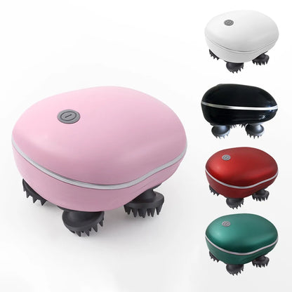 Rechargeable Electric Scalp Massager Brush - Handheld Hair Growth Stimulator for Ultimate Relaxation