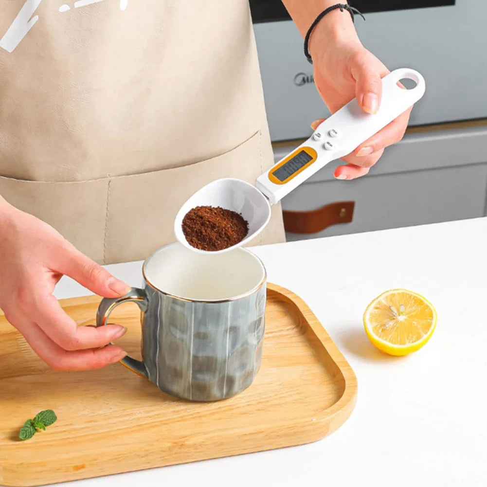 Digital Measuring Spoon Scale (500g / 0.1g) – LCD Electronic Food & Baking Scoop