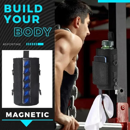Magnetic Gym Water Bottle Sling Bag - Ultimate Portable Carrier for All Your Gym Essentials