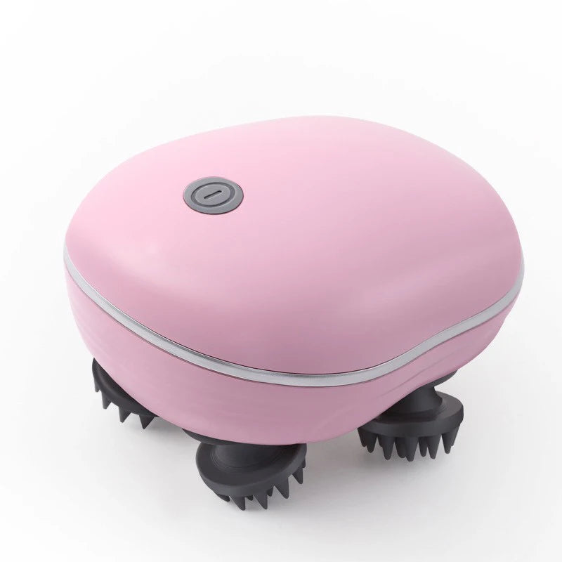 Rechargeable Electric Scalp Massager Brush - Handheld Hair Growth Stimulator for Ultimate Relaxation