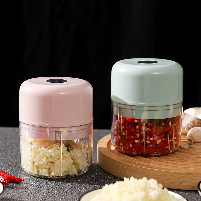 Electric Kitchen Food Chopper USB Portable Meat Grinder Vegetable Chopper - Kitchen Gadgets