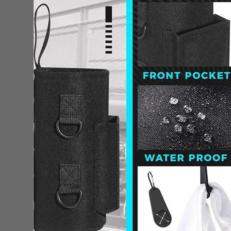 Magnetic Gym Water Bottle Sling Bag - Ultimate Portable Carrier for All Your Gym Essentials