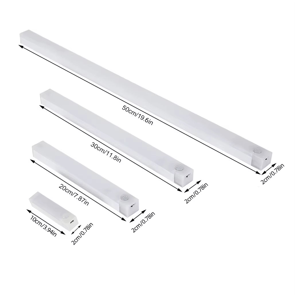 Rechargeable Wireless LED Motion Sensor Night Lights for Closet, Kitchen, Bedroom, Cabinet, and Stairs