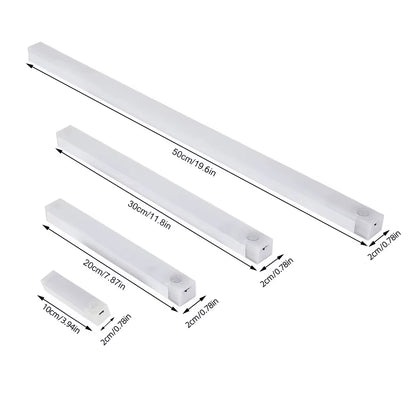 Rechargeable Wireless LED Motion Sensor Night Lights for Closet, Kitchen, Bedroom, Cabinet, and Stairs