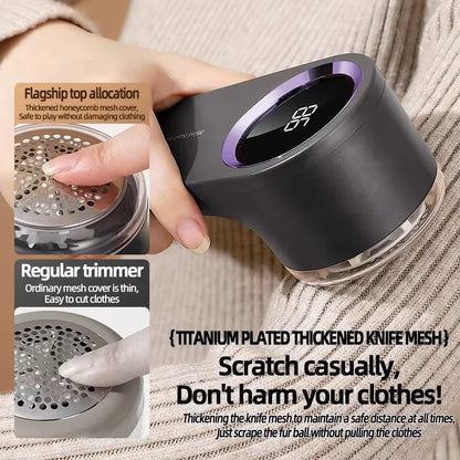 Rechargeable Fabric Shaver, Electric Lint Remover for Clothes, Lint Shaver for Clothing & Furniture, Sweater Shaver & Pill Remov