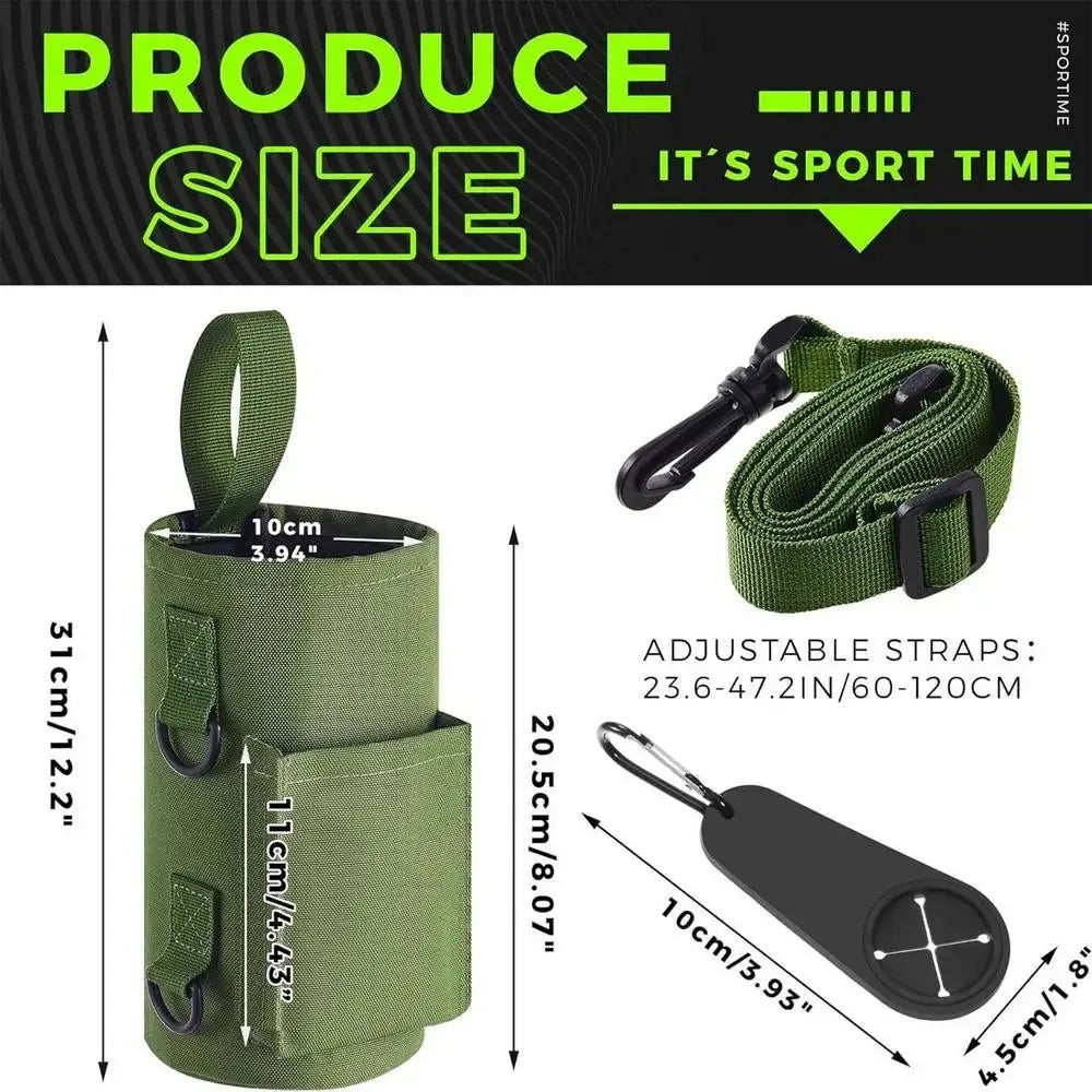 Magnetic Gym Water Bottle Sling Bag - Ultimate Portable Carrier for All Your Gym Essentials