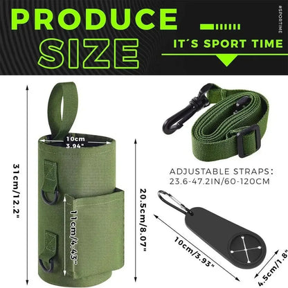Magnetic Gym Water Bottle Sling Bag - Ultimate Portable Carrier for All Your Gym Essentials