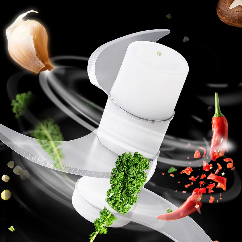 Electric Kitchen Food Chopper USB Portable Meat Grinder Vegetable Chopper - Kitchen Gadgets
